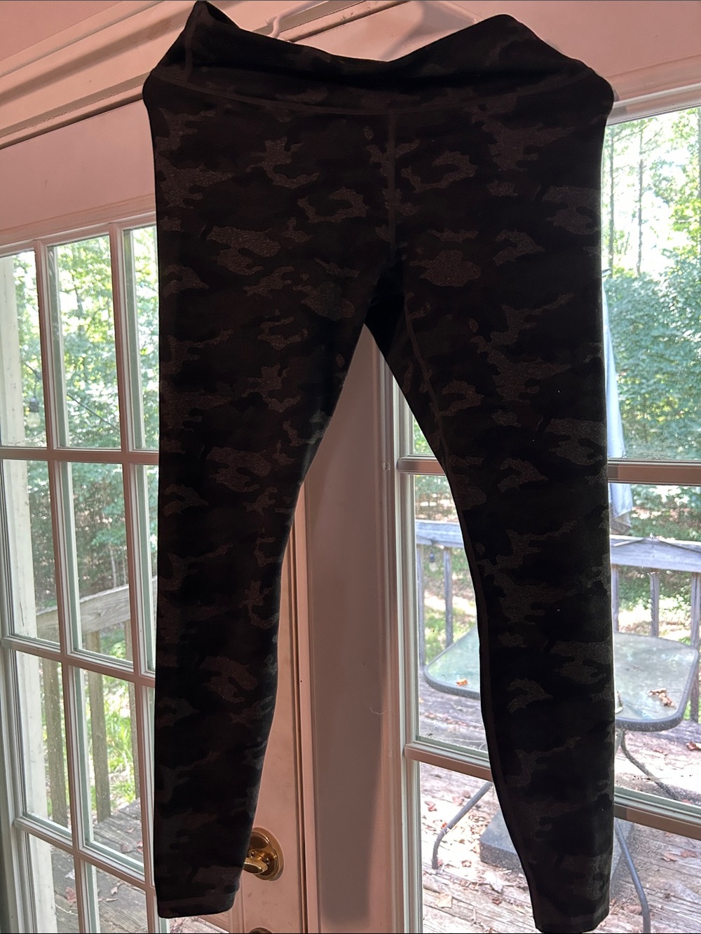 Fabletics Black Camo High-Waist Leggings